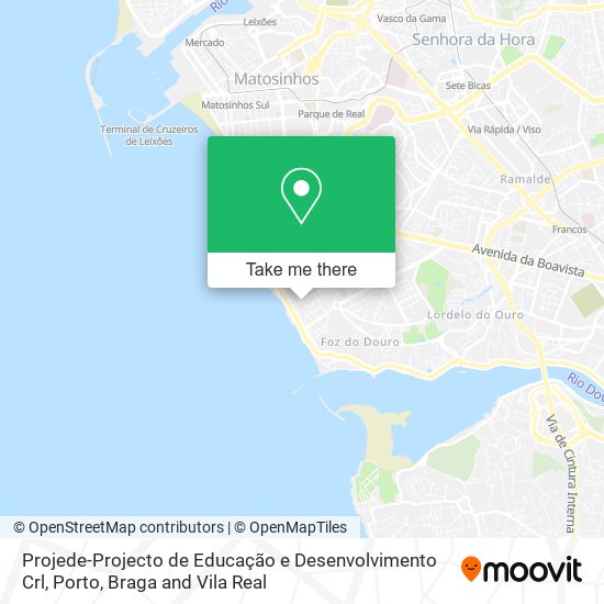 Projede-Projecto de Educação e Desenvolvimento Crl mapa