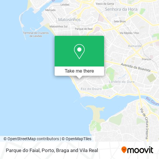Parque do Faial map
