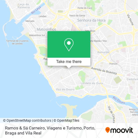 Ramos & Sá Carneiro, Viagens e Turismo map