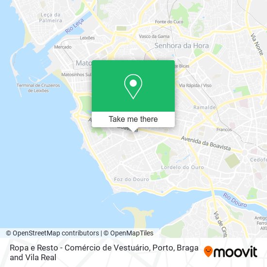 Ropa e Resto - Comércio de Vestuário map