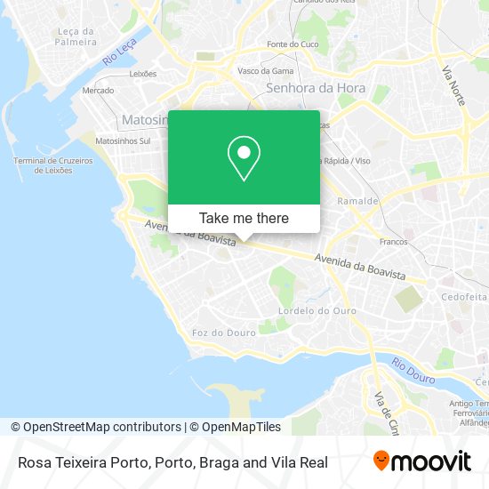 Rosa Teixeira Porto map