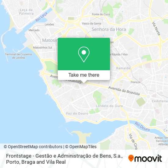 Frontstage - Gestão e Administração de Bens, S.a. map