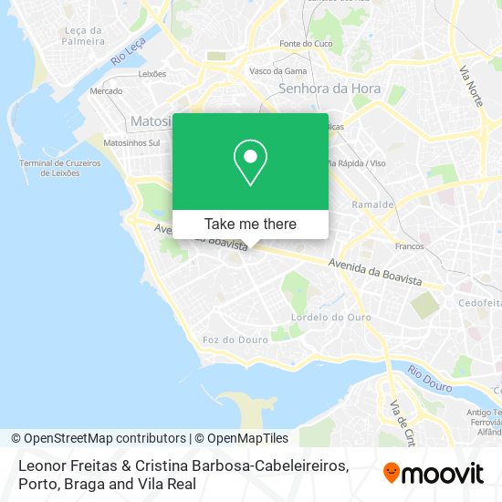 Leonor Freitas & Cristina Barbosa-Cabeleireiros map