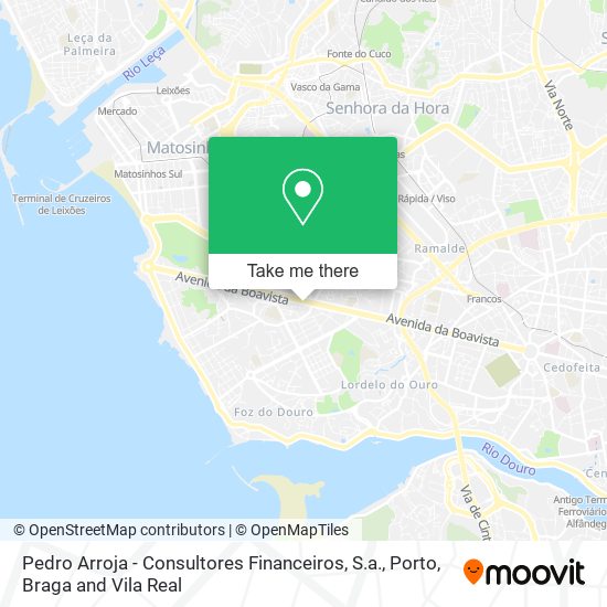 Pedro Arroja - Consultores Financeiros, S.a. map