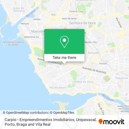 Carpio - Empreendimentos Imobiliários, Unipessoal map