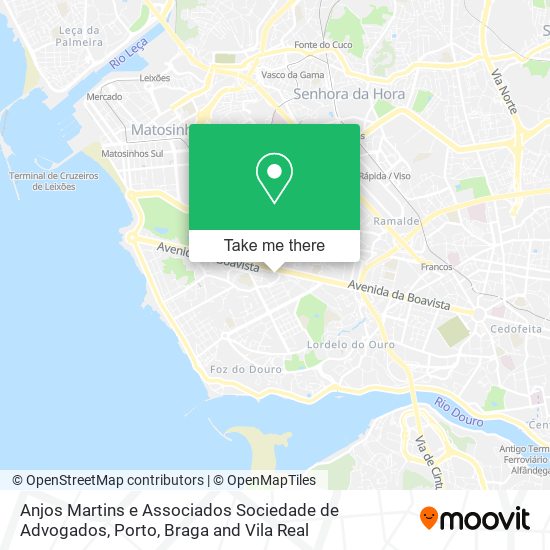 Anjos Martins e Associados Sociedade de Advogados map