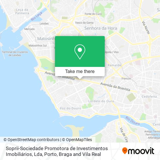 Soprii-Sociedade Promotora de Investimentos Imobiliários, Lda mapa