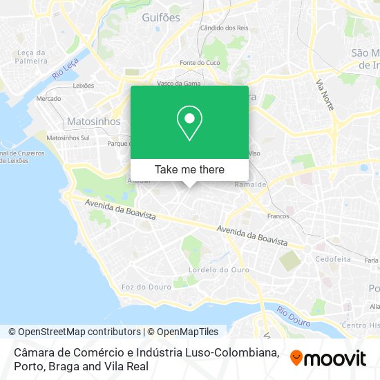 Câmara de Comércio e Indústria Luso-Colombiana map