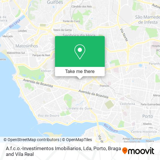 A.f.c.o.-Investimentos Imobiliarios, Lda mapa