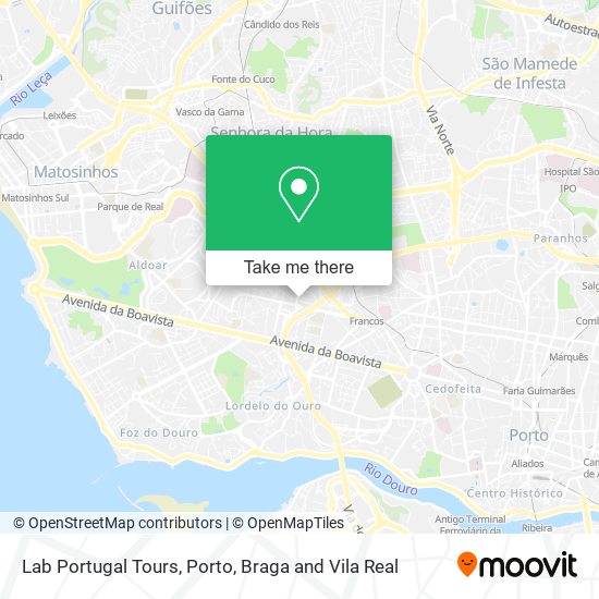 Lab Portugal Tours map