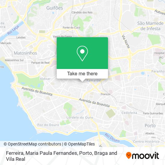Ferreira, Maria Paula Fernandes map