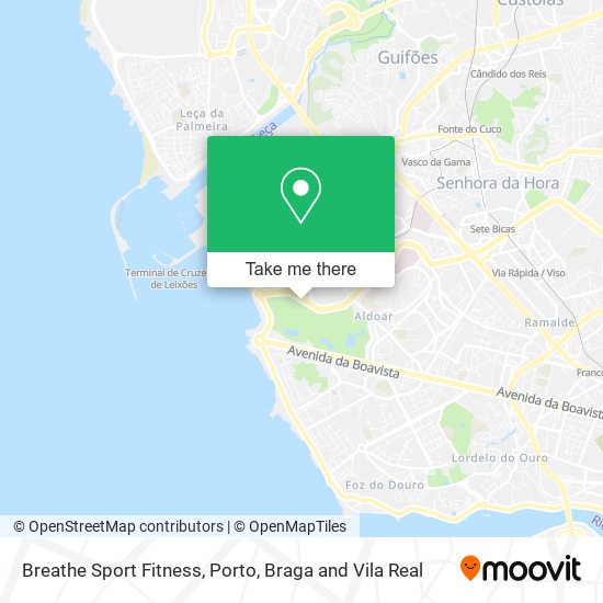 Breathe Sport Fitness map