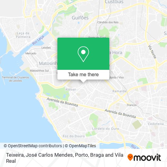 Teixeira, José Carlos Mendes mapa