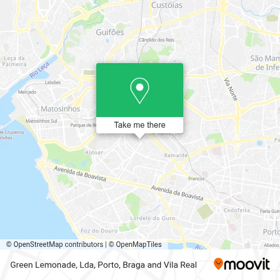 Green Lemonade, Lda map