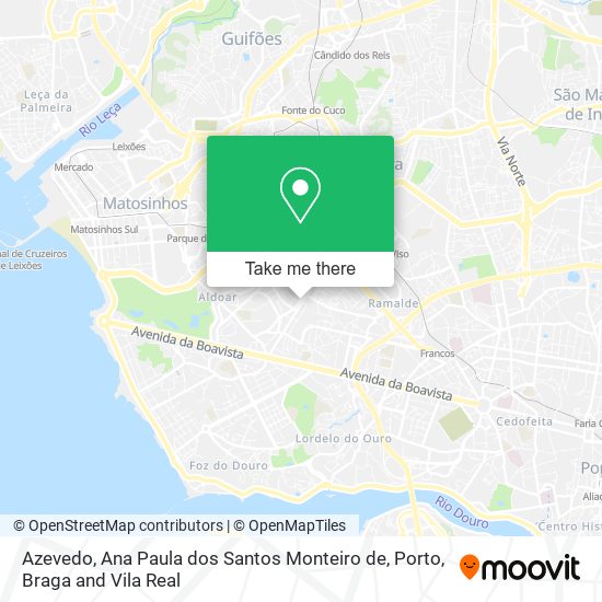 Azevedo, Ana Paula dos Santos Monteiro de map