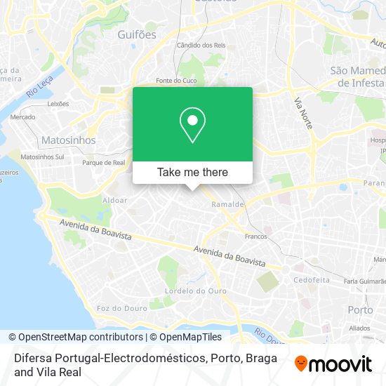 Difersa Portugal-Electrodomésticos map