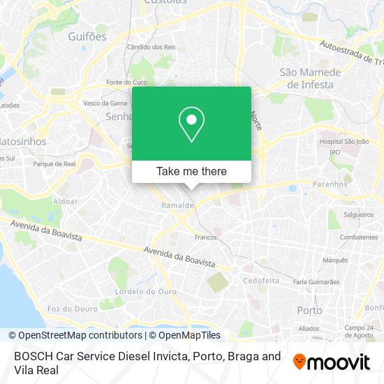 BOSCH Car Service Diesel Invicta map