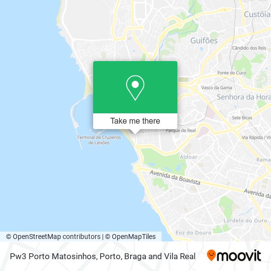 Pw3 Porto Matosinhos mapa