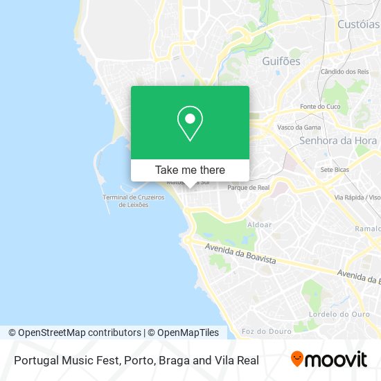 Portugal Music Fest map