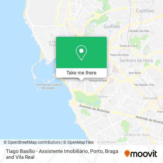 Tiago Basílio - Assistente Imobiliário map