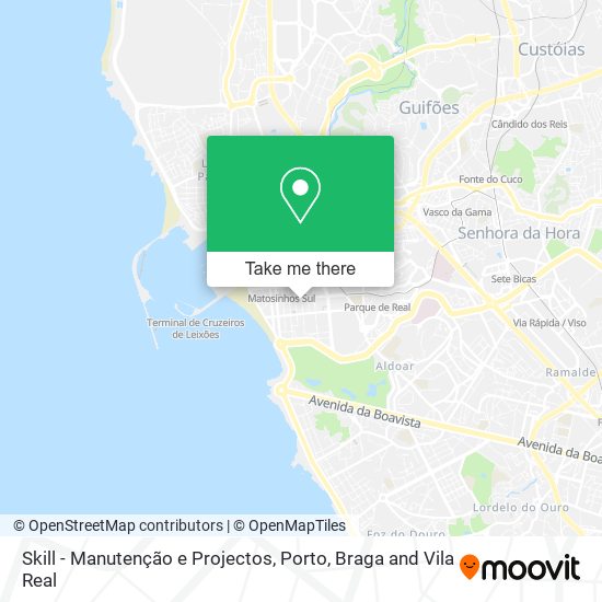 Skill - Manutenção e Projectos mapa