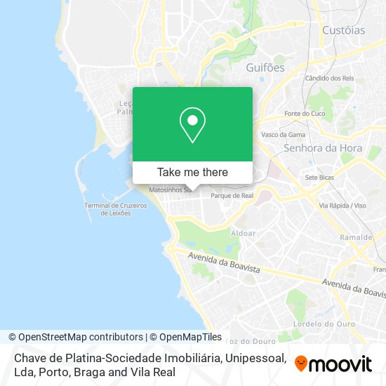 Chave de Platina-Sociedade Imobiliária, Unipessoal, Lda map