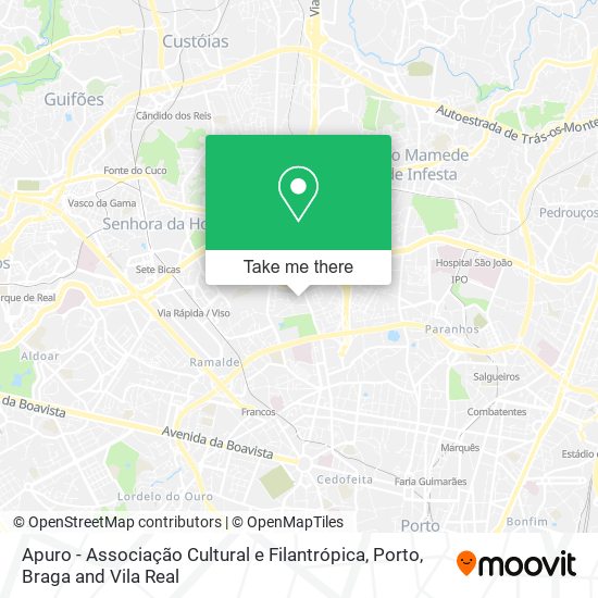 Apuro - Associação Cultural e Filantrópica map