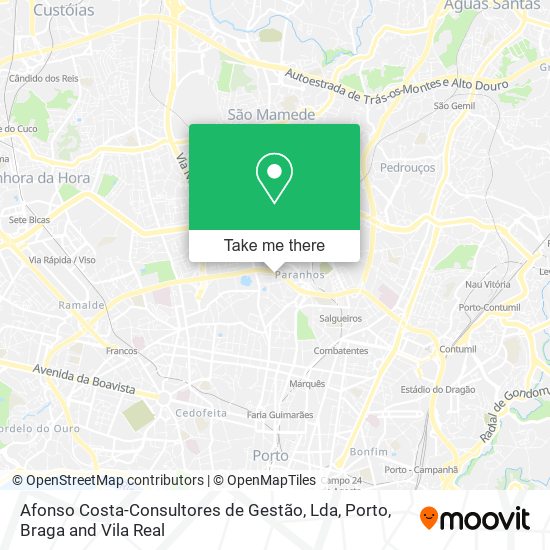 Afonso Costa-Consultores de Gestão, Lda map