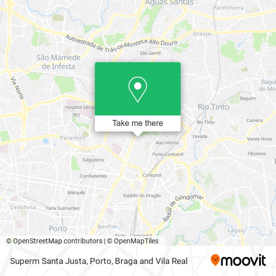 Superm Santa Justa map