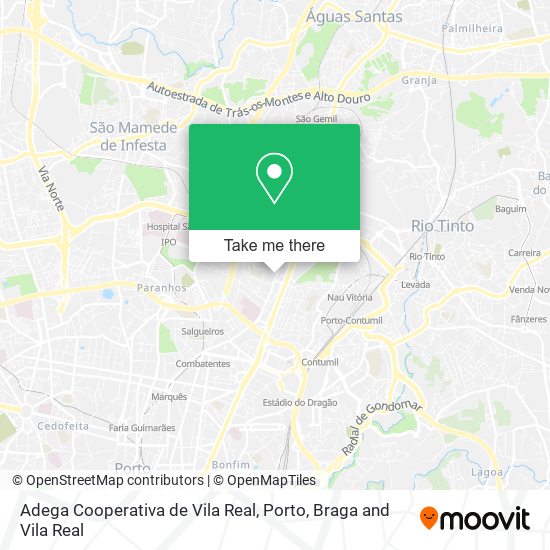 Adega Cooperativa de Vila Real map