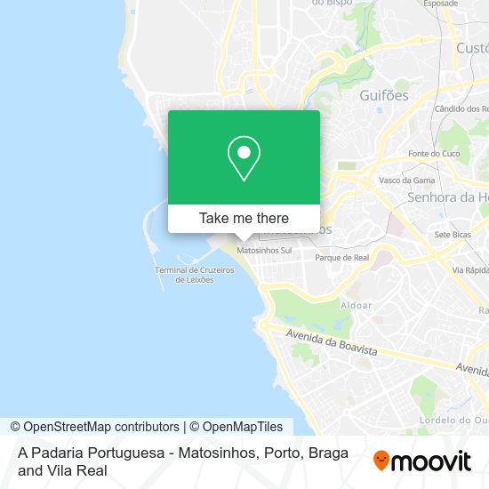A Padaria Portuguesa - Matosinhos map