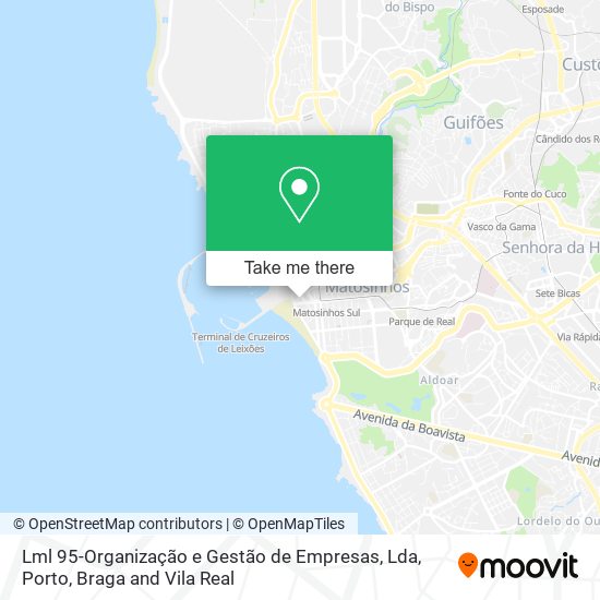 Lml 95-Organização e Gestão de Empresas, Lda mapa