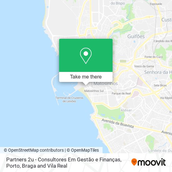 Partners 2u - Consultores Em Gestão e Finanças map