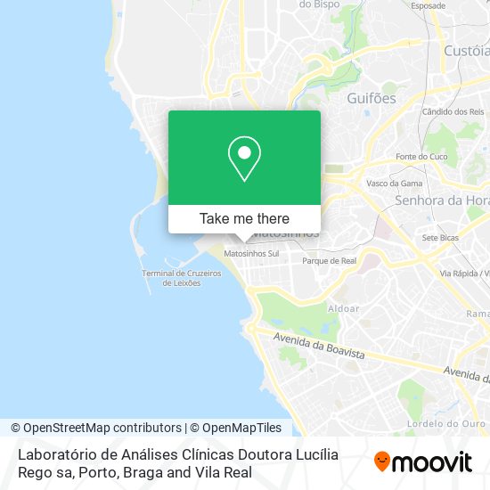 Laboratório de Análises Clínicas Doutora Lucília Rego sa map
