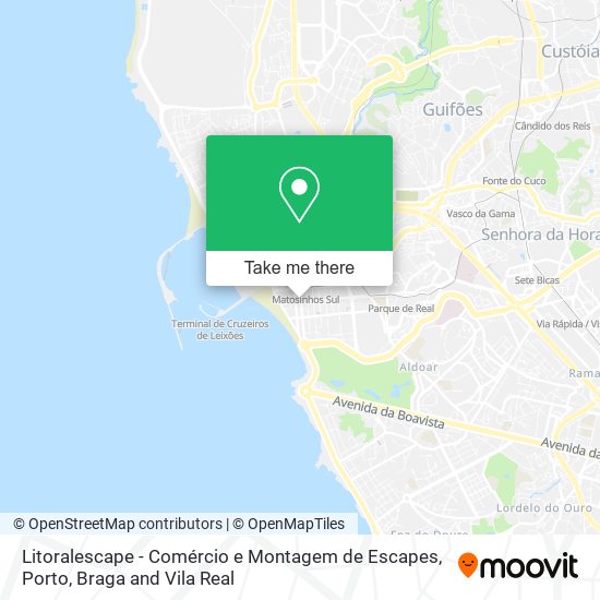 Litoralescape - Comércio e Montagem de Escapes map