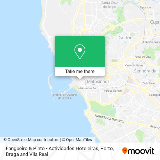 Fangueiro & Pinto - Actividades Hoteleiras mapa