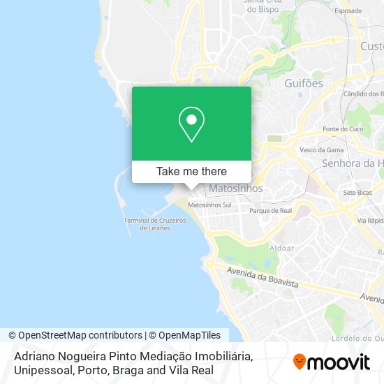 Adriano Nogueira Pinto Mediação Imobiliária, Unipessoal map