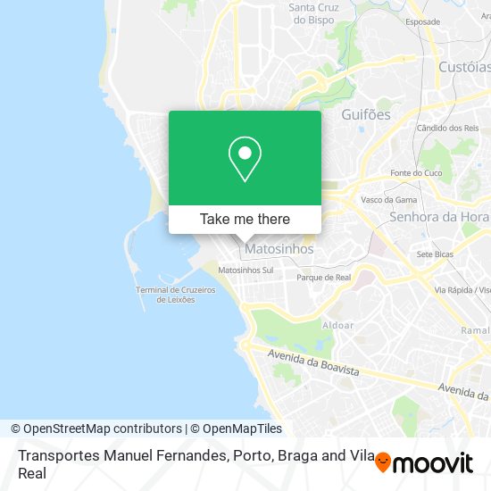 Transportes Manuel Fernandes map