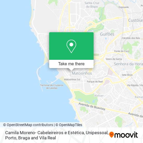 Camila Moreno- Cabeleireiros e Estética, Unipessoal map