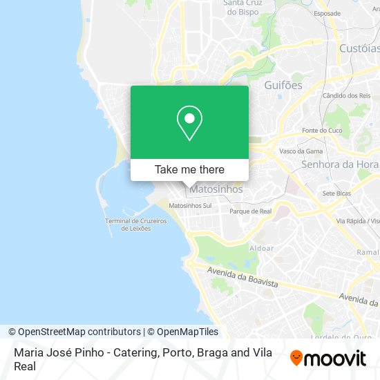 Maria José Pinho - Catering map