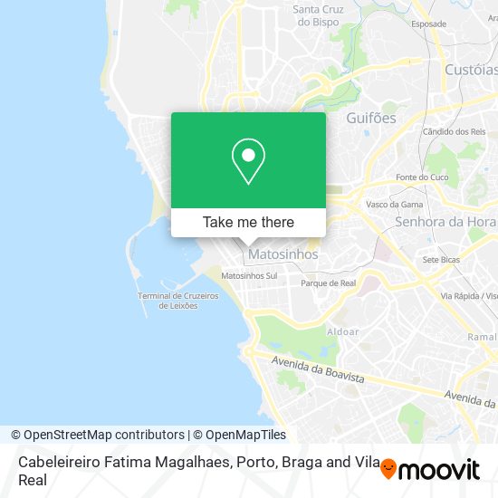 Cabeleireiro Fatima Magalhaes mapa