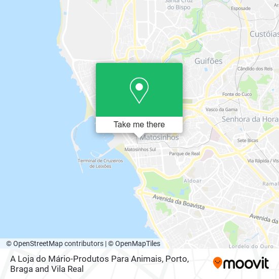 A Loja do Mário-Produtos Para Animais map