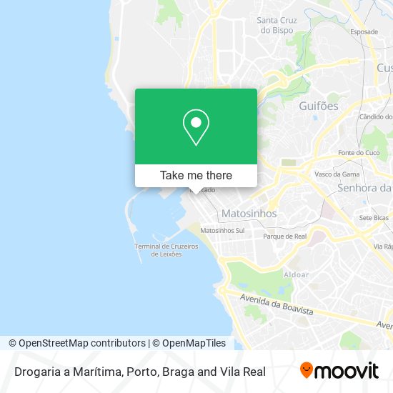 Drogaria a Marítima mapa