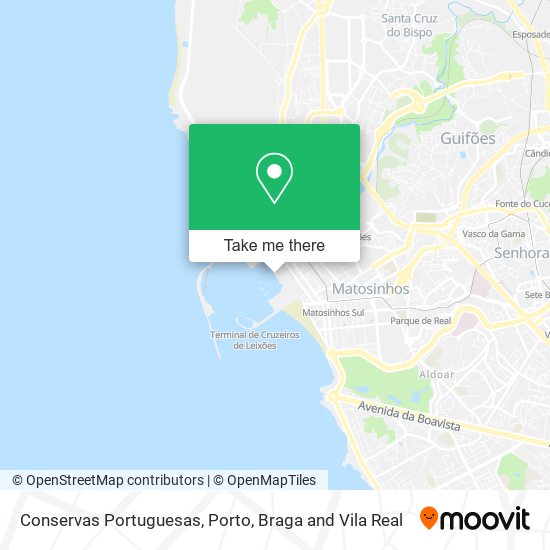 Conservas Portuguesas mapa
