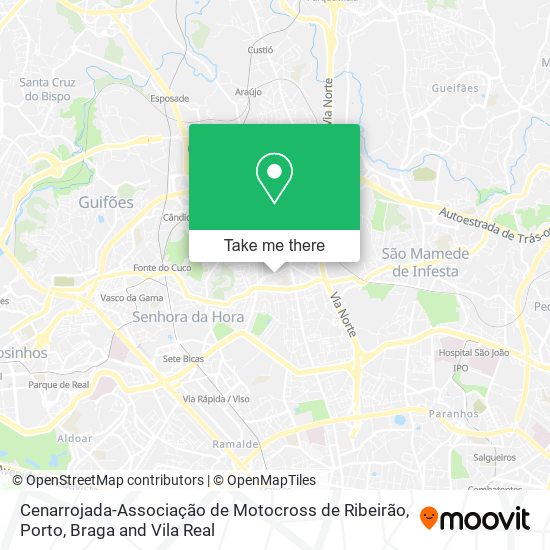 Cenarrojada-Associação de Motocross de Ribeirão map