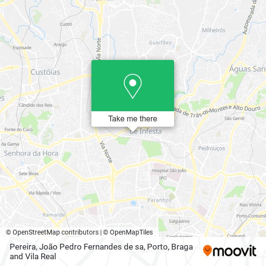 Pereira, João Pedro Fernandes de sa map