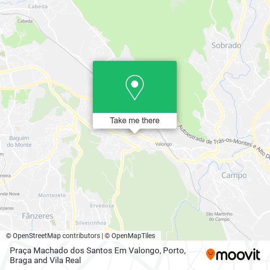Praça Machado dos Santos Em Valongo map