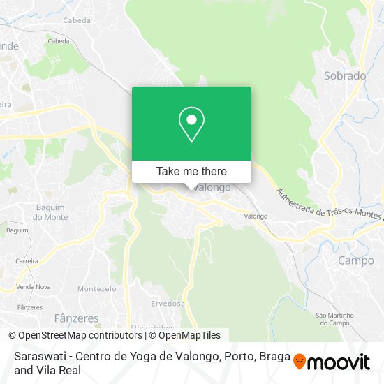 Saraswati - Centro de Yoga de Valongo map