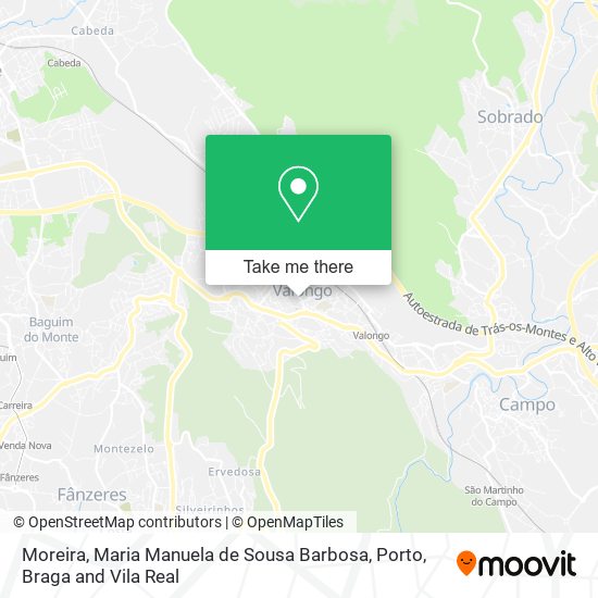 Moreira, Maria Manuela de Sousa Barbosa map