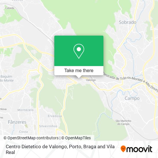 Centro Dietetico de Valongo map
